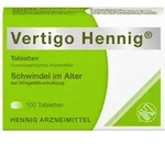 VERTIGO HENNIG Tabletten 100 St