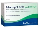 MACROGOL beta plus Elektrolyte Plv.z.H.e.L.z.Einn. 20 St