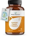 KURKUMA 95% Curcumin+Piperin+Vitamin C vegan Kaps. 120 St