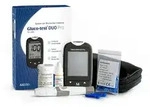 GLUCO TEST DUO Pro Set Blutzuckermessger&auml;t mg/dl 1 St