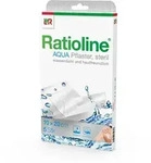 RATIOLINE aqua Pflaster 10x20 cm steril transp. 5 St