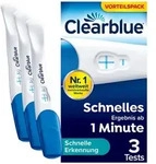Clearblue Schwangerschaftstest SCHNELLE ERKENNUNG 3er 3 St