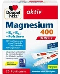 DOPPELHERZ Magnesium+B Vitamine DIRECT Pellets 20 St