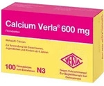 CALCIUM VERLA 600 mg Filmtabletten 100 St