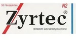 ZYRTEC 10 mg Filmtabletten 50 St