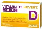 VITAMIN D3 HEVERT 2000 I.E. Tabletten 60 St