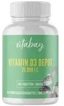 Vitamin D3 Depot 20.000 I.E. Cholecalciferol Knochen Immunsystem vegan Tabletten 240