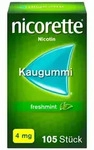nicorette 4mg Nikotinkaugummi freshmint zur Rauchentw&ouml;hnung 105 St