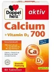 DOPPELHERZ Calcium 700+Vitamin D3 Tabletten 80 St