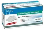 ALKOHOLTUPFER Premium 3x3 cm 100 St