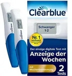 Clearblue Schwangerschaftstest Digital mit Worten & Wochenbestimmung 2er 2 St