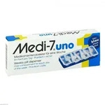 MEDI 7 uno Medikamentendosierer f&uuml;r 7 Tage blau 1 St