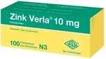 ZINK VERLA 10 mg Filmtabletten 100 St