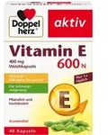 DOPPELHERZ Vitamin E 600 N Weichkapseln 40 St