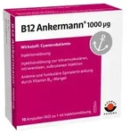 B12 ANKERMANN 1000 &mu;g Injektionsl&ouml;sung Amp. 10X1 ml