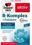 DOPPELHERZ B-Komplex+Fols&auml;ure Tabletten 45 St
