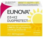 EUNOVA DuoProtect Vitamin D3+K2 1000IE/80UG 30 St
