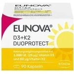 EUNOVA DuoProtect Vitamin D3+K2 1000IE/80UG 90 St