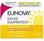 EUNOVA DuoProtect Vitamin D3+K2 4000IE/80UG 30 St