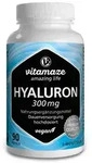 HYALURONS&Auml;URE 300 mg hochdosiert vegan Kapseln 90 St