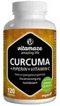 CURCUMA+PIPERIN+Vitamin C vegan Kapseln 120 St