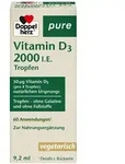 DOPPELHERZ Vitamin D3 2000 I.E. pure Tropfen 9.2 ml