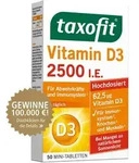 TAXOFIT Vitamin D3 2500 I.E. Tabletten 50 St