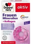 DOPPELHERZ Frauen Mineralien+Kollagen Depot Tabl. 30 St