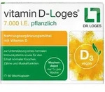 VITAMIN D-LOGES 7.000 I.E. pflanzlich Wochendepot 60 St