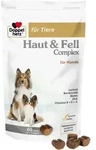 DOPPELHERZ f&uuml;r Tiere Haut&Fell Compl.Chews f.Hunde 60 St
