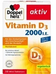 DOPPELHERZ Vitamin D3 2000 I.E. Tabletten 20,8 g