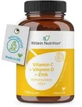 VITAMIN C + VITAMIN D + Zink Immunsystem Ultra hochdosiert 120 St