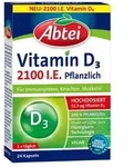 ABTEI Vitamin D3 2100 I.E. pflanzlich Kapseln 24 St