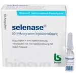 SELENASE 50 Mikrogramm Injektionsl&ouml;sung 10X1 ml