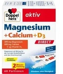 DOPPELHERZ Magnesium+Calcium+D3 DIRECT Pellets 60 St