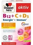 DOPPELHERZ B12+C+D3 Depot aktiv Tabletten 30 St