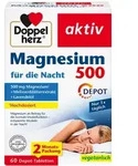 DOPPELHERZ Magnesium 500 f&uuml;r die Nacht Tabletten 60 St