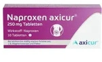 NAPROXEN axicur 250 mg Tabletten 10 St