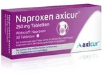 NAPROXEN axicur 250 mg Tabletten 30 St