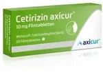CETIRIZIN axicur 10 mg Filmtabletten 20 St