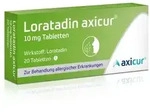 LORATADIN axicur 10 mg Tabletten 20 St