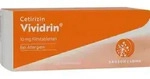 CETIRIZIN Vividrin 10 mg Filmtabletten 100 St