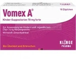 VOMEX A Kinder-Suppositorien 70 mg forte 10 St