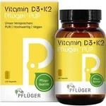 VITAMIN D3+K2 Pfl&uuml;ger PUR 1.000 I.E./75 &mu;g Kapseln 120 St