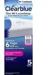 CLEARBLUE Schwangerschaftstest fr&uuml;he Erkennung 5 St