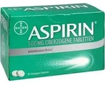 ASPIRIN 500 mg &uuml;berzogene Tabletten 80 St