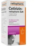 CETIRIZIN-ratiopharm Saft 75 ml