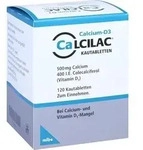 CALCILAC Kautabletten 500 mg/400 I.E. 120 St