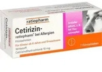 CETIRIZIN-ratiopharm bei Allergien 10 mg Filmtabl. 7 St