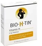 BIO-H-TIN Vitamin H 5 mg f&uuml;r 6 Monate Tabletten 90 St